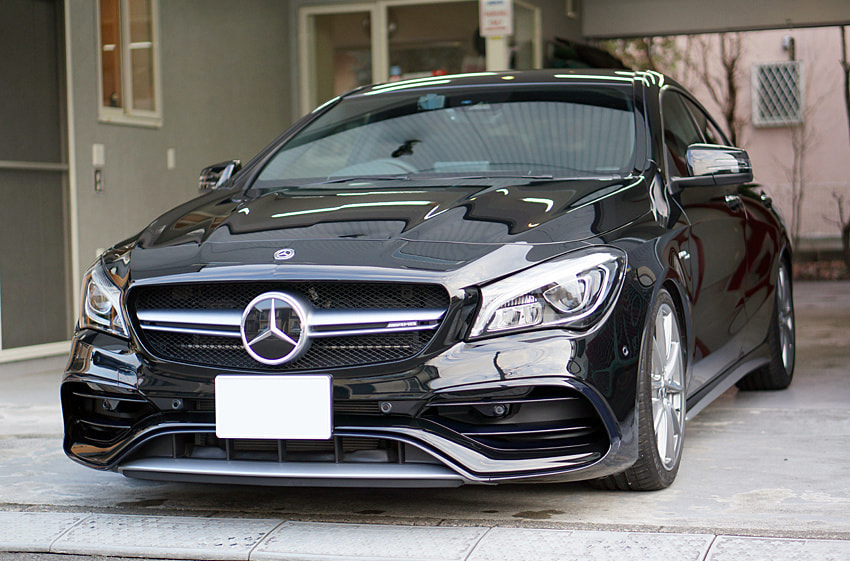 CLA45AMGのコーティング施工事例ph_1