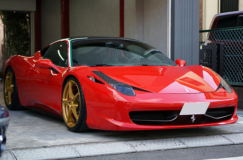 フェラーリ458イタリアのコーティング施工事例ph_1