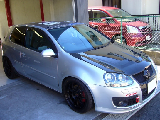ゴルフV GTI カップカーのコーティング施工事例ph_1