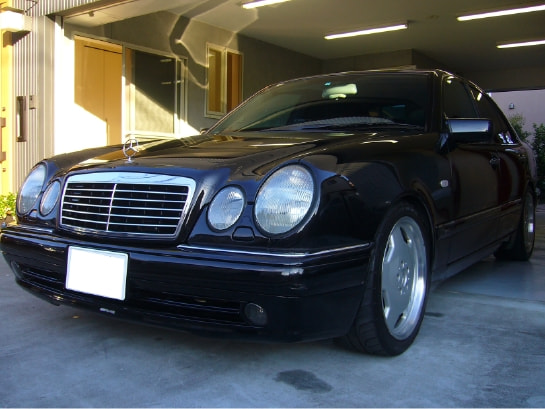 AMG E60 リミテッドエディションのコーティング施工事例ph_1