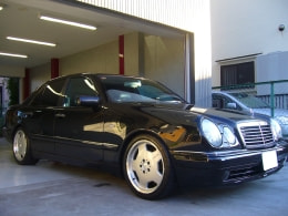 AMG E60 リミテッドエディションのコーティング施工事例ph_2