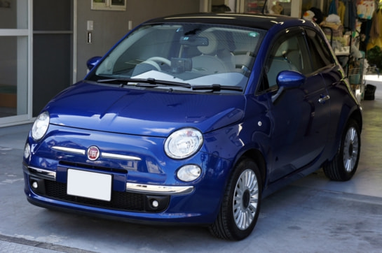 フィアット500 1.4ラウンジのコーティング施工事例ph_1