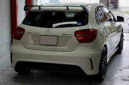 A45 AMG 4MATIC ペトロナス グリーンエディションのコーティング施工事例ph_2