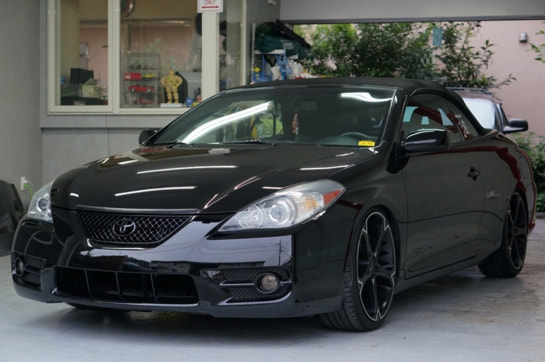 カムリ・ソラーラ コンバーチブルのコーティング施工事例ph_1