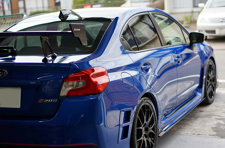 WRX STI S208 NBRのコーティング施工事例ph_2